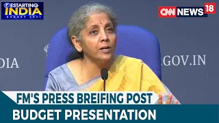 FM Nirmala Sitharaman Says The Budget Comes At A Time When All Of Us Give Impetus To The Economy