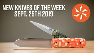 New Knives for the Week of September 25th 2019 Just In at KnifeCenter.com