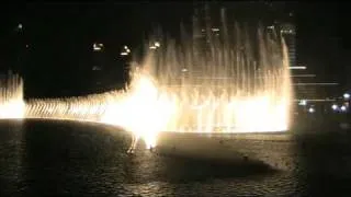 Fountain at Burj Dubai - Time to say Goodbye