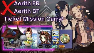 DOWN TO THE VERY LAST DROP! Aerith No BTFR Ticket Mission! Act 4 Chapter 1 Part 1 [DFFOO GL]