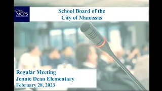 School Board Meeting - February 28, 2023