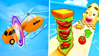 Shape Shifting | Sandwich Runner - All Level Gameplay Android,iOS - NEW APK UPDATE KIDS GAMING VIDEO