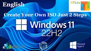 Create Your Own  Custom Windows 11 Pro ISO Just 2 Steps  **  Check Description Box  **