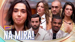 GIOVANNA PÕE ALANE, MATTEUS, DAVI, BEATRIZ E MC BIN LADEN NA MIRA DO LÍDER PARA O PAREDÃO! | BBB 24