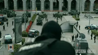 Professor enters Bank of Spain 🏦🔥🔥 scene that gives goosebumps ❤❤#moneyheist #professor #netflix