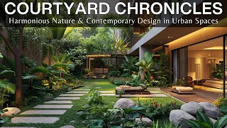 Courtyard Chronicles: Exploring Harmonious Symphony of Nature & Contemporary Design in Urban Spaces