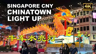 Singapore Chinese New Year 2024 - Chinatown CNY Light Up - Chinatown CNY Street Market - 牛车水亮灯