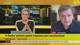 Zdeněk Hel - v Česku začnou platit omezení pro neočkované