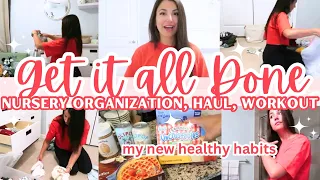 MOM OF 4 GET IT ALL DONE | ORGANIZE, DECLUTTER + CLEAN | TARGET HAUL | WORKOUT MOTIVATION