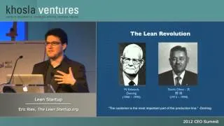 Lean Startup - Eric Ries, Author of The Lean Startup