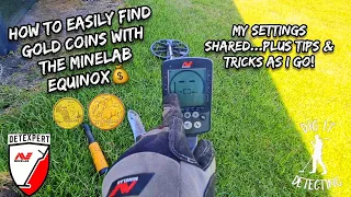 MINELAB EQUINOX 800 Simple Setup & Metal Detect | Dig More Gold Coins & Avoid The Rubbish👌