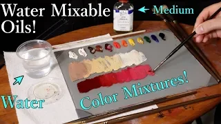 WATER MIXABLE Oil Paints for CLASSICAL PAINTING?