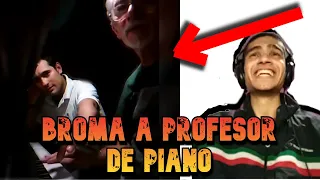 BROMA DE UN   PIANISTA A UN PROFESOR DE PIANO REACCION