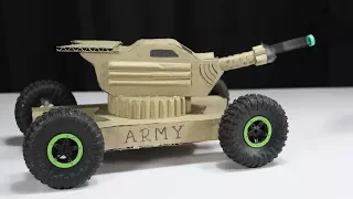 Amazing Tank ! How to make a RC Fire Tank from Cardboard ! DIY Cardboard Tank