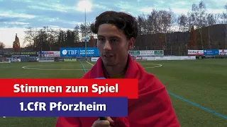 Stimmen zum Spiel | 1.FC Rielasingen Arlen - 1.CfR Pforzheim 1:2 🎙️