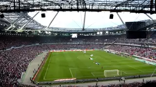 Hannover 96 - Sevilla 1. Aufstellung 2. Alte Liebe und 3. Hammer Choreo der Nordkurve