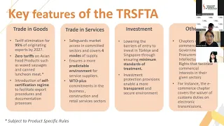 Turkiye-Singapore Free Trade Agreement (TRSFTA) Webinar