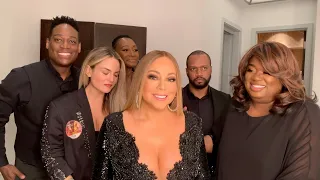 Mariah Carey - "Everything Fades Away" - Backstage Rehearsals (with JoJo)