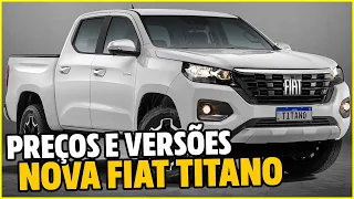 FIAT TITANO 2024 - PREÇOS E VERSÕES REVELADOS! MOTOR DIESEL E R$ 23 MIL MAIS BARATA QUE HILUX