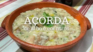 Açorda de Alho e Coentros