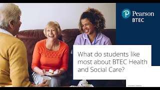 What do students like most about BTEC Health and Social Care?