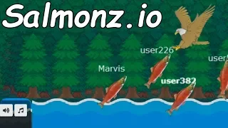 Эту игру очень сложно пройти Salmonz.io Лосось ио  игры в браузере #Cool