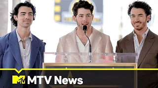 Jonas Brothers Thank Wives & Kids In Walk Of Fame Speeches | MTV News