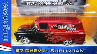 Truckin' Tuesday! '57 Chevy Suburban Old School "Street Low" and "Dub City"