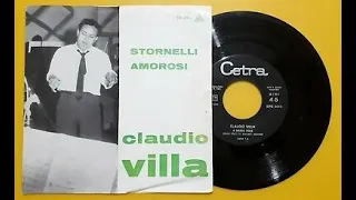CLAUDIO VILLA (A MEZZA VOCE - 1 E 2 PARTE - CETRA 1957)