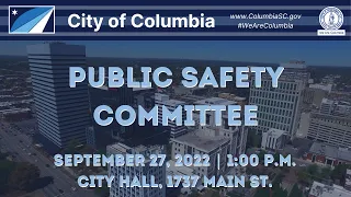 Public Safety Committee | September 27, 2022