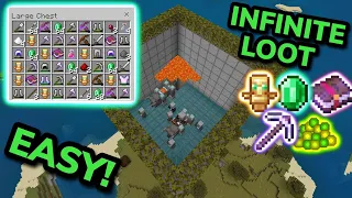 SIMPLE 1.19 AFK RAID FARM TUTORIAL in Minecraft Bedrock (MCPE/Xbox/PS4/Nintendo Switch/PC)