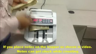 SToK Note counting machine - How to resolve notes stuck issue?