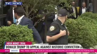 Donald Trump To Appeal Against Historic Conviction
