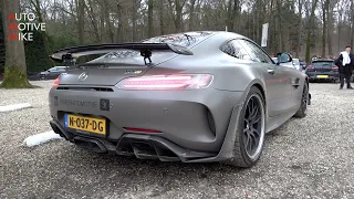 1 of 750 Mercedes-AMG GT R Pro SOUNDS! Startup, Accelerations & BURNOUTS