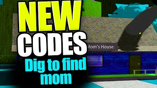 Dig to find mom CODES - ROBLOX 2023