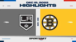 NHL Highlights | Kings vs. Bruins - December 15, 2022