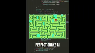 Perfect snake AI made in Java/JavaFX #java #javafx #coding #snake #ai