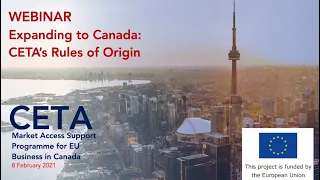 How to benefit from CETA’s Rules of Origin