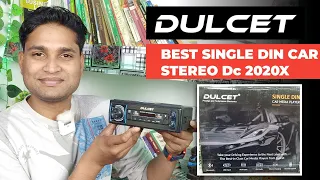 Dulcet Dc 2020x Review & Unboxing l Dulcet Best Single Din car stereo l Dulcet car stereo