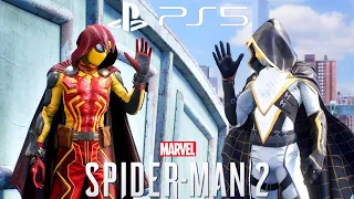 Marvel's Spider-Man 2 - Miles & Peter Free Roam & Crime Fighting - PS5 60 FPS