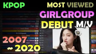 TOP 20 MOST VIEWED KPOP GIRLGROUP HOT DEBUT M/V [2007 - 2020]