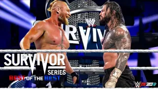 WWE November 10, 2021 - Roman Reigns vs Brock Lesnar : Survivor Series 2021