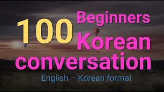 ★KOELLA_01_Beginners Korean Conversation [Eng-Formal Kor]