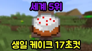 [세계 5위] 생일 기념 케이크 얻기 스피드런 17.5초 (SSG)