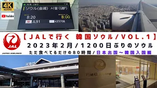 [February2023/Seoul trip after 1200days/80hours just eating/VOL.1]Leaving Japan-Entering South Korea