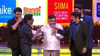 Balakrishna Grabs Mic from Allu Arvind