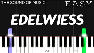 Edelweiss from “The Sound Of Music” | EASY Piano Tutorial