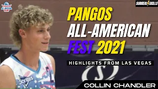 Collin Chandler "Class of 2022" BYU Commit Highlights at Pangos 2021 All-American Fest in Las Vegas