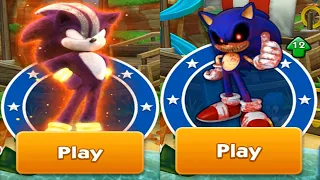 Sonic Dash - Movie Darkspine Sonic vs Sonic EXE Mods - All 60 Characters Unlocked Android Gameplay