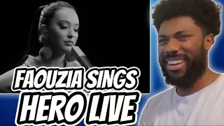 Faouzia - Hero (LIVE ONE TAKE) | THE EYE Sessions REACTION VIDEO #FAOUZIA @Faouzia #faouziareaction